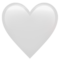 White Heart emoji on Apple